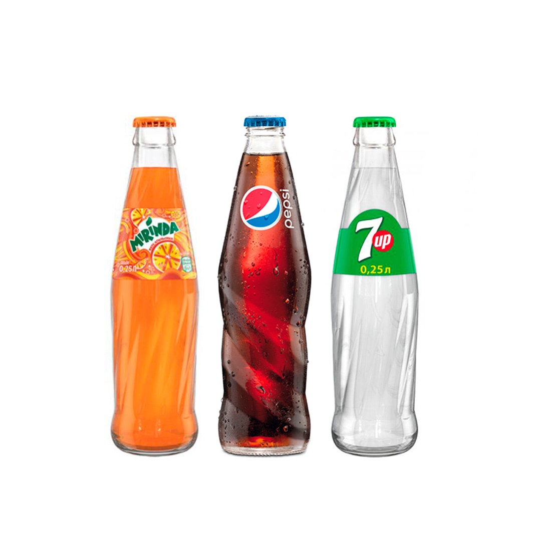 Pepsi, Mirinda, 7UP - 250 мл